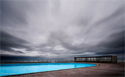 Winter Pool,  Llandudno