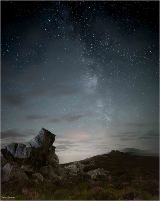 Milky Way Over The Stiper Stones