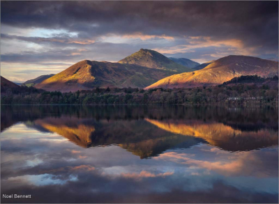 Winter Light Over Derwentwater