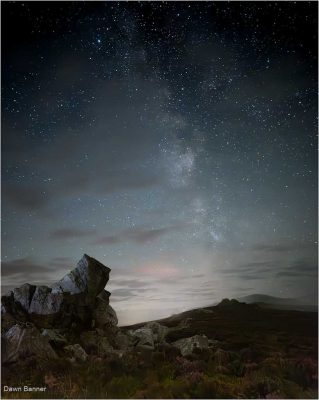 Milky Way Over The Stiper Stones