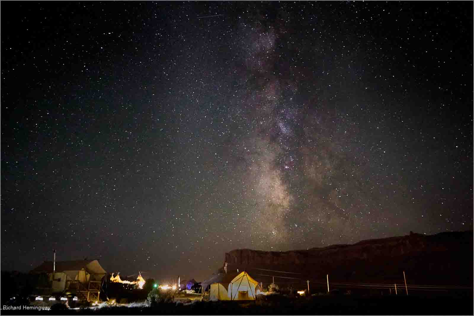 Milky Way Over Moab , Richard Hemingway