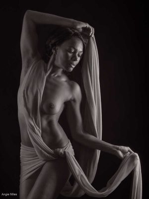 Draped In Fabric, Angie Miles