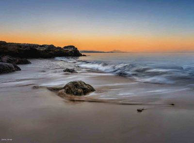 Sunset At Penychain Beach, Jane Jones