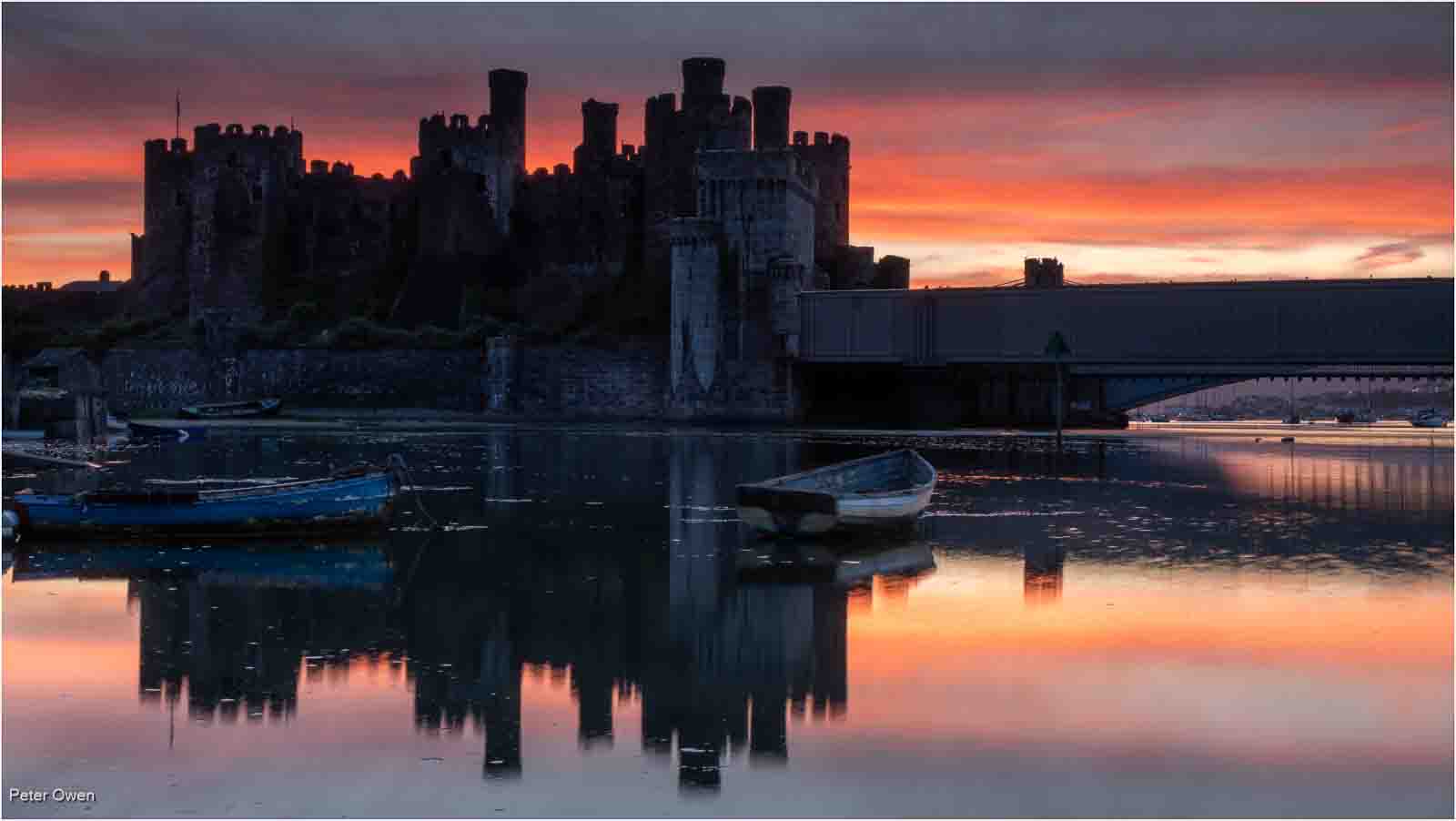 Conwy Castle Sunset, Peter Owen