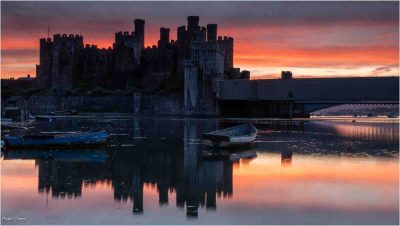 Conwy Castle Sunset, Peter Owen