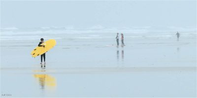 Misty Day At The Beach, Judi Dicks
