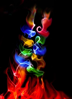 Coloured smoke